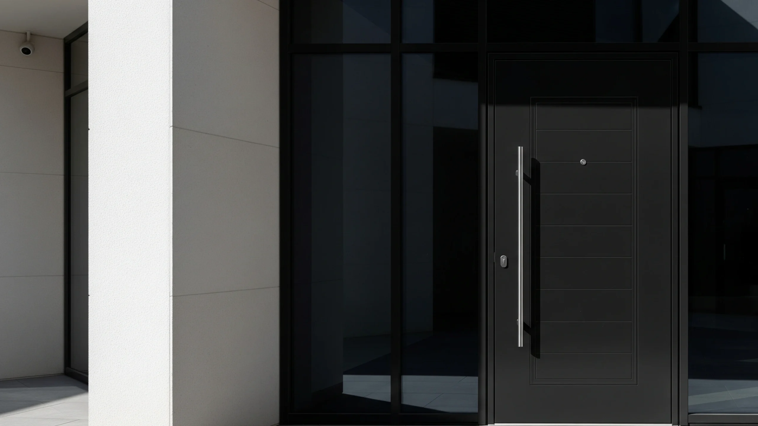 Mau Rumah Tampil Mewah? Coba Pintu Aluminium ACP Hitam Ini!