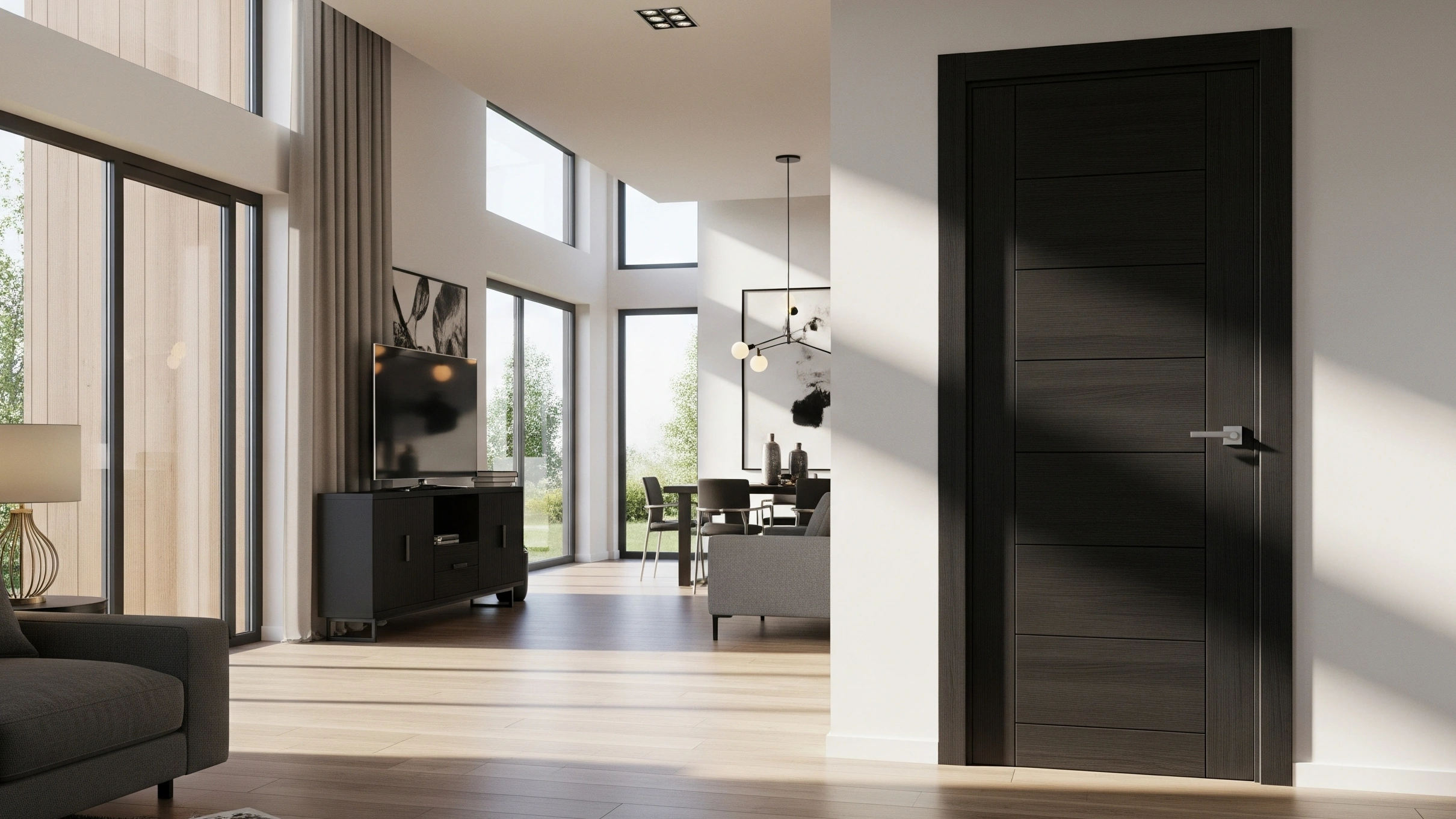 Pintu Aluminium Spandrel Single, Anti Rayap dan Stylish 2025