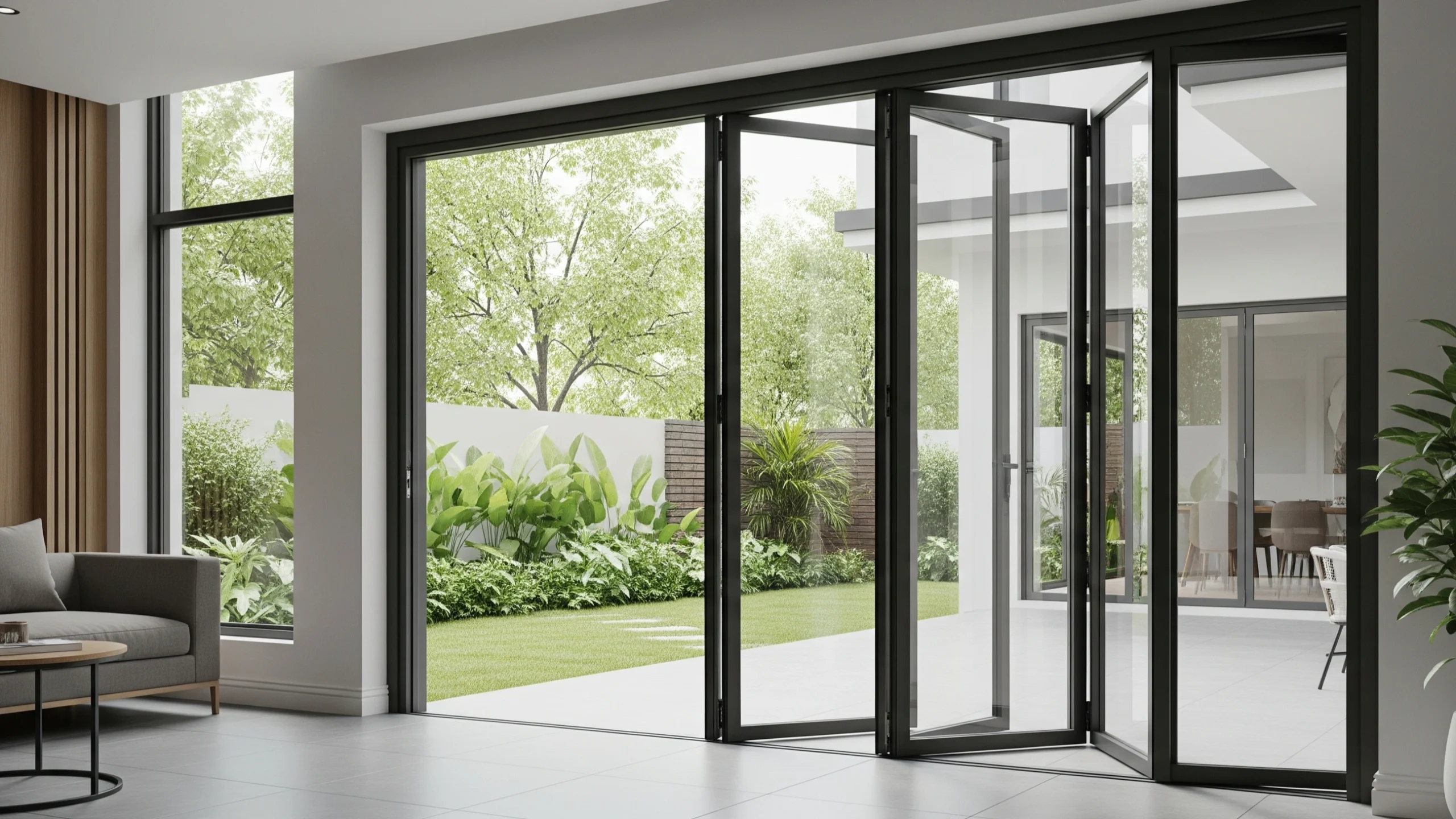 Buka Ruang Tanpa Batas dengan Pintu Lipat Aluminium 4 Daun, Ini Keunggulannya!