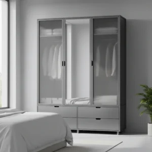 model lemari pakaian aluminium 3 pintu