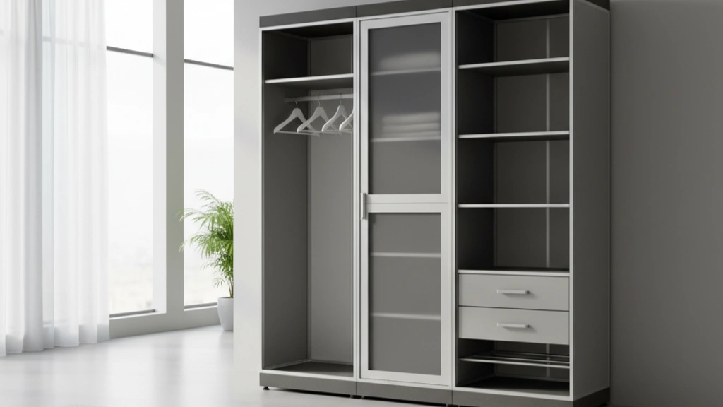 Tren Model Lemari Pakaian Aluminium 3 Pintu Elegan