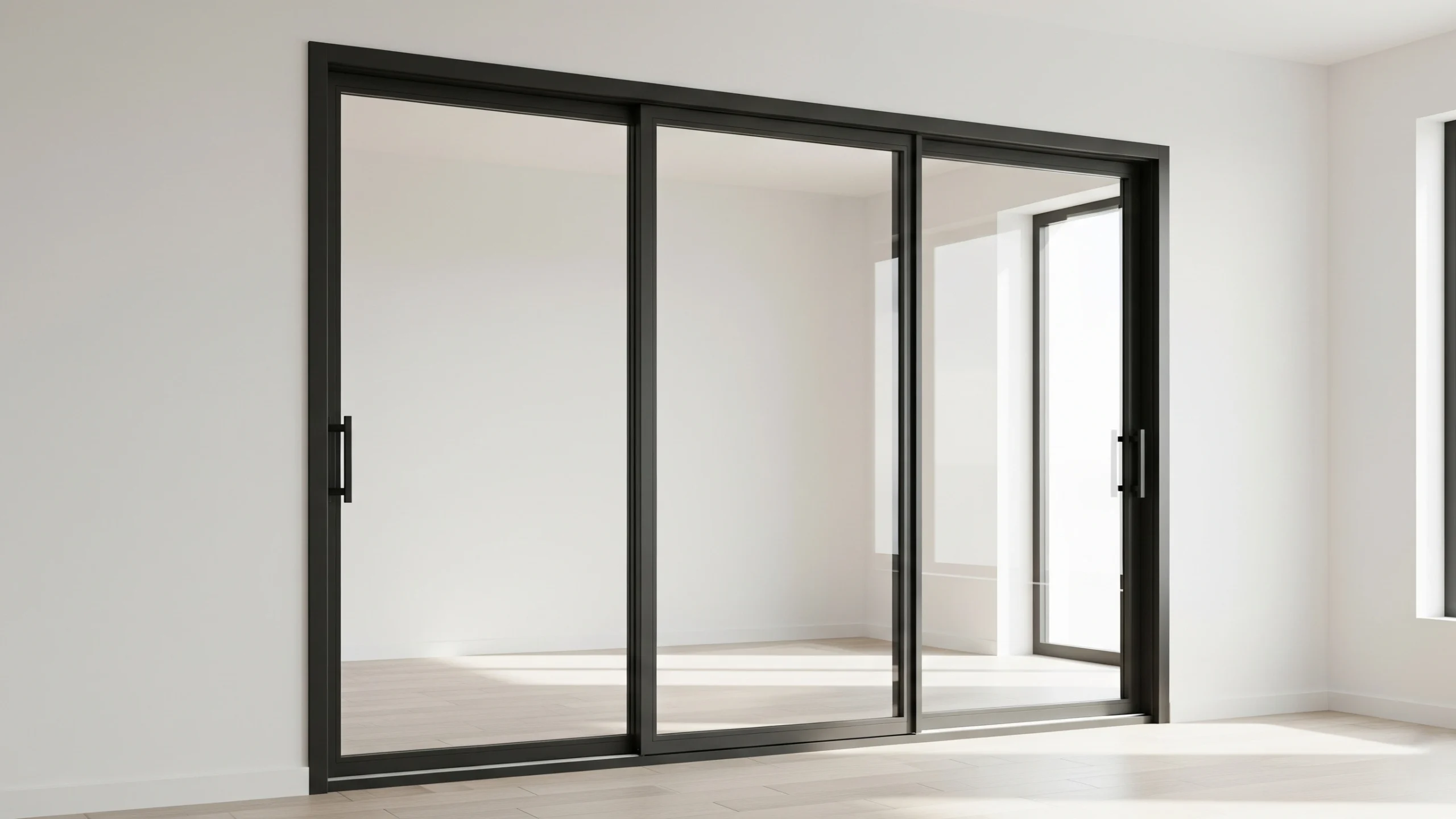 Desain Pintu Sliding Aluminium 3 Daun Modern & Elegan
