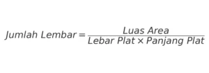 plat aluminium bergelombang