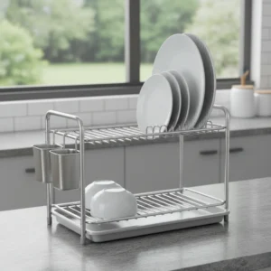 rak piring aluminium mini
