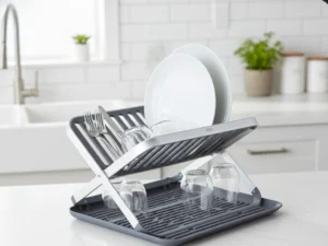 rak piring aluminium mini