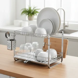 rak piring aluminium mini
