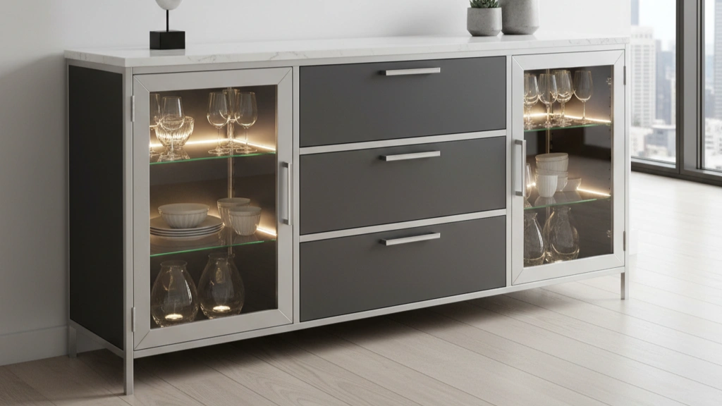 Profil 10023 MF: Kusen Kuat untuk Lemari Bufet Aluminium